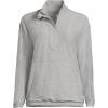 imageLands End Womens Long Sleeve Performance Zip Front PopoverPale Gray Space Dye