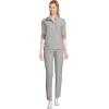 imageLands End Womens Long Sleeve Performance Zip Front PopoverPale Gray Space Dye