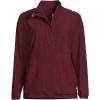 imageLands End Womens Long Sleeve Performance Zip Front PopoverRich Burgundy Space Dye