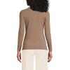 imageLands End Womens Plus Size Lightweight Jersey Skimming Long Sleeve Crew Neck TShirtHoney Beige