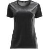 imageLands End Womens Short Sleeve Velvet Crew Neck TopBlack