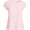 imageLands End Womens Slub Wedge TShirtSimply Pink Stripe