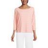 Crisp Peach Breton Stripe