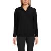 imageLands End Womens Long Sleeve Performance Zip Front PopoverBlack