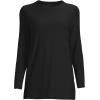 imageLands End Womens Long Sleeve Performance Crew Neck TunicBlack