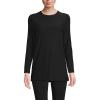 imageLands End Womens Long Sleeve Performance Crew Neck TunicBlack