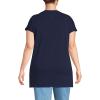 imageLands End Womens Lightweight Jersey Extra Long TunicDeep Sea Navy