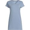 imageLands End Womens Lightweight Jersey Extra Long TunicPale Slate Blue