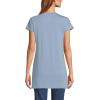 imageLands End Womens Lightweight Jersey Extra Long TunicPale Slate Blue