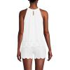 imageLands End Womens Lightweight Jersey Eyelet Tank TopWhite