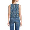 imageLands End Womens Lightweight Jersey Tank TopDeep Sea Navy Ditsy Floral