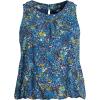 imageLands End Womens Lightweight Jersey Tank TopDeep Sea Navy Ditsy Floral