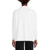 imageLands End Womens Long Sleeve Sport Knit Johnny Collar TopWhite