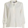 imageLands End Womens Satin Popover ShirtIvory