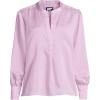 imageLands End Womens Satin Popover ShirtPink Amethyst