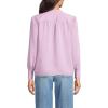 imageLands End Womens Satin Popover ShirtPink Amethyst