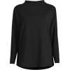 imageLands End Womens Sport Knit Funnel Neck ShirtBlack