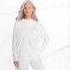 imageLands End Womens Sport Knit Funnel Neck ShirtWhite