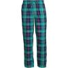 imageLands End Mens Flannel Pajama PantsGreenNavyHeritage Red Plaid