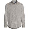 imageLands End Mens Traditional Fit No Iron Twill ShirtLight Mushroom Check