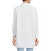 imageLands End Womens No Iron Oversized Poplin Extra Long TunicWhite