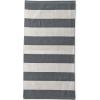 imageLands End Cabana Stripe Beach Towel Warm Graphite Cabana Stripe 40quot X 78quot