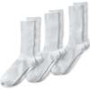 imageLands End Mens Crew Socks 3 PackWhite