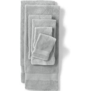 imageLands End Hydrocotton Towel Metal Gray 6 pc Set