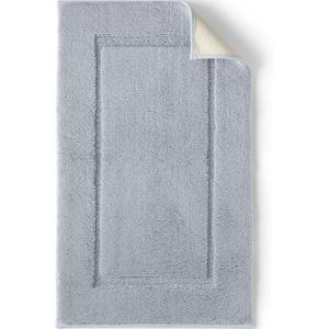 imageLands End Non Skid Bath Rug Deep Sea Navy 16quot x 23quotShale Gray