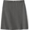 imageLands End Girls Slim Solid Aline Skirt Below The KneeGray