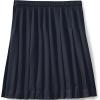 imageLands End School Uniform Girls Solid Pleated Skirt Below The KneeClassic Navy