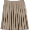 imageLands End School Uniform Girls Solid Pleated Skirt Below The KneeKhaki