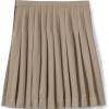 imageLands End School Uniform Girls Solid Pleated Skirt Below The KneeKhaki