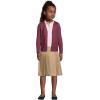 imageLands End School Uniform Girls Solid Pleated Skirt Below The KneeKhaki