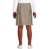 imageLands End School Uniform Girls Solid Pleated Skort Top of KneeKhaki