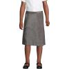 imageLands End Girls Slim Solid Aline Skirt Below The KneeGray