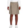 imageLands End School Uniform Girls Solid Pleated Skort Top of KneeKhaki