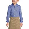 imageLands End Uniform Girls Long Sleeve Oxford Blue KidsFrench Blue