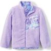 imageLands End Girls Reversible Fleece Puffer JacketLavender Tie Dye Play