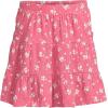 imageLands End Girls Knit Gauze Tiered SkirtRouge Pink Floral