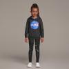 imageLands End Girls Tough Cotton Novelty LeggingsBlack Galaxy Print