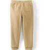 imageLands End Kids Sherpa Fleece Lined Jogger SweatpantsGold Yellow