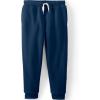 imageLands End Kids Sherpa Fleece Lined Jogger SweatpantsDeep Sea Navy