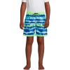 imageLands End Boys Stretch Hydroliner Sport Swim TrunkElectric Blue Tie Dye