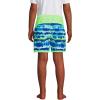 imageLands End Boys Stretch Hydroliner Sport Swim TrunkElectric Blue Tie Dye