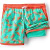 imageLands End Boys Stretch Hydroliner Sport Swim TrunkIsland Aqua Bright Sharks