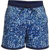 imageLands End Boys Stretch Hydroliner Sport Swim TrunkNavyTurquoise Mosaic Dot