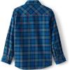 imageLands End Kids Long Sleeve Flannel ShirtBluePink Multi Plaid