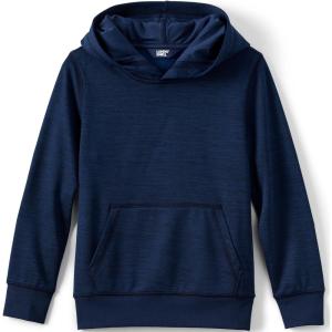 imageLands End Kids Athletic Lightweight SweatshirtHeather Blue