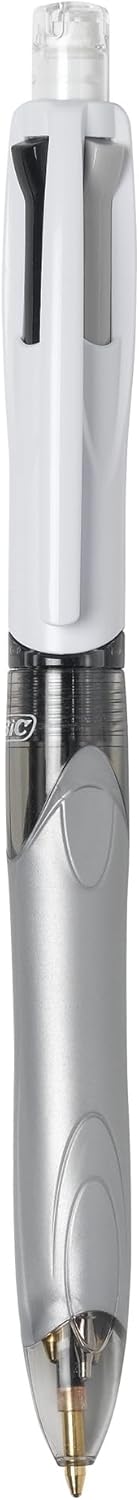 BIC 4Color 31 Ballpoint Pens and Pencil Medium Point 10 mm Assorted Colors 1Count Pack Pens for School and Office Supplies